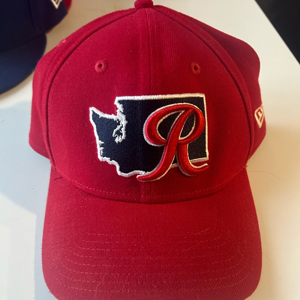 Tacoma Rainers Fitted Hat Size L